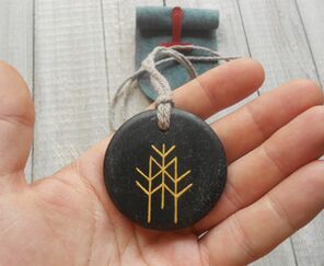 The amulet helps protect yourself and your family from danger. 