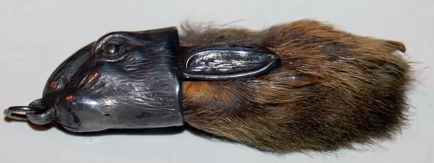 good luck amulet - rabbit foot