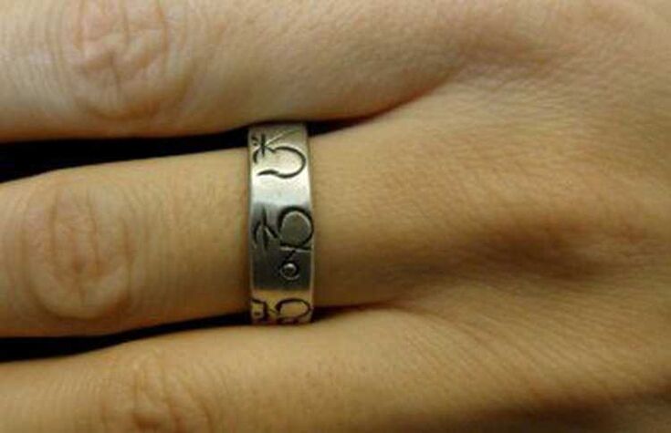 ring as an amulet for good luck